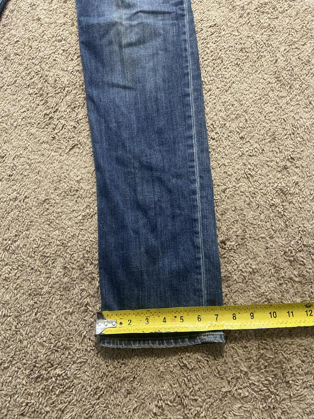Eddie Bauer Jeans Womens 6 Blue Boyfriend Mid Rise Relaxed Button Fly Denim - Picture 4 of 9